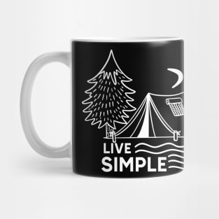 Live Simple Camping Mug